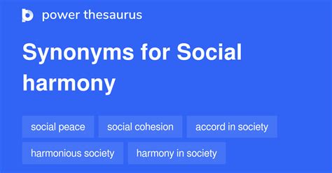 harmony synonyms|societal harmony synonym.